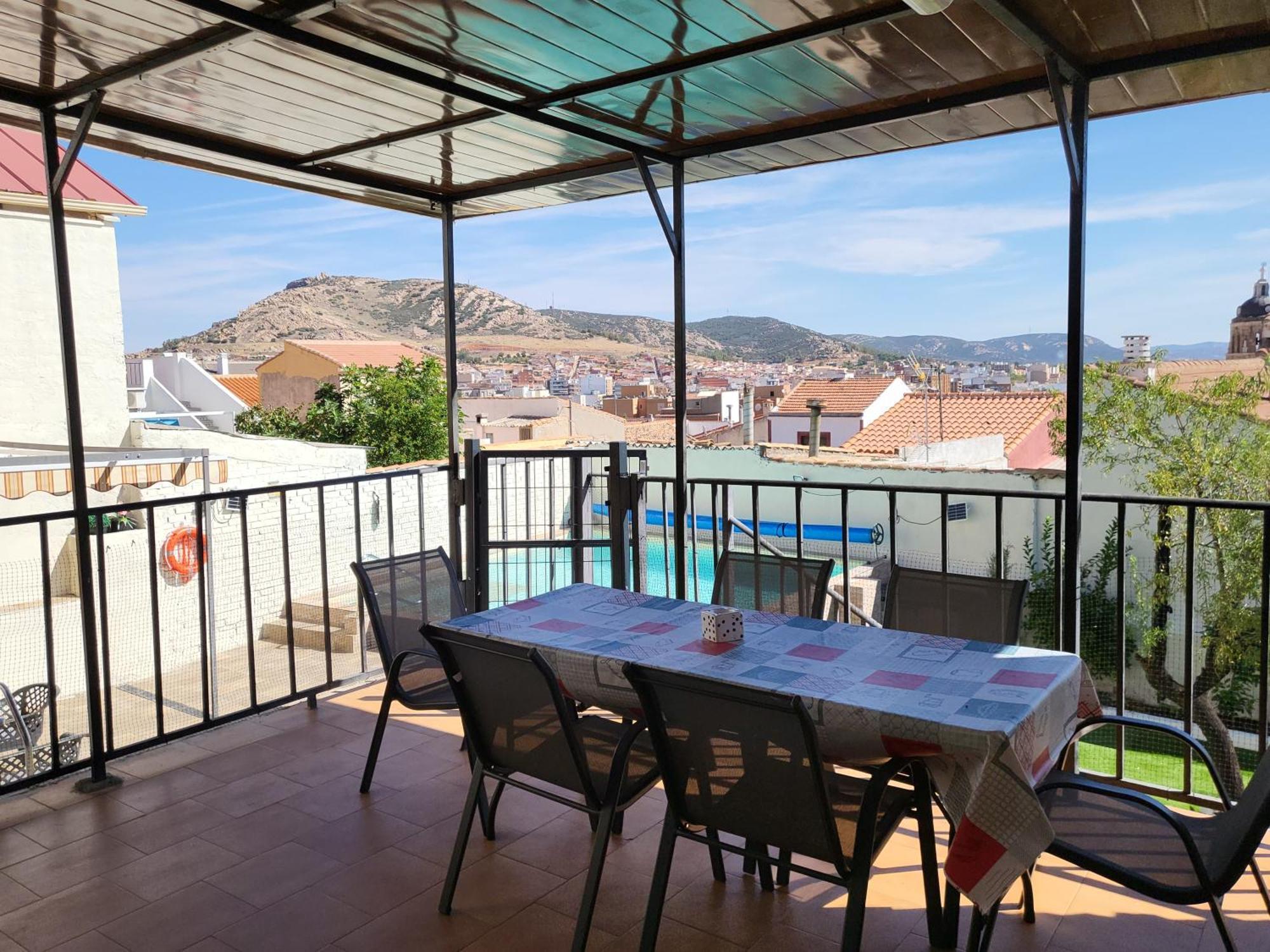 Casa Oasis Puertollano, Una Casa Rural En Puertollano, Agradable, Con Piscina En Zona Tranquila Exteriör bild